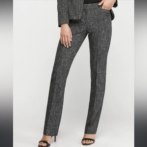 Express columnist ankle midrise tweed barely boot size 10